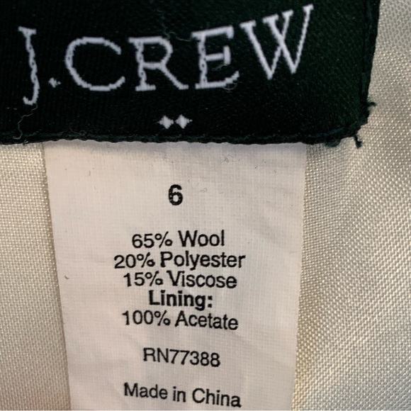 J. Crew Purple Wool Coat Size 6 - Picture 6 of 10